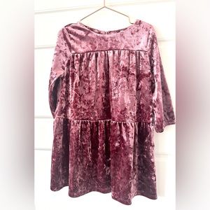 Peek crushed velvet 3/4 sleeve dress - 4/5